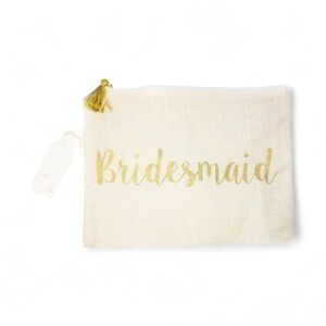 Bridesmaid large cosmetics/jewelry storage bag